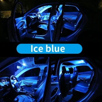 10vnt Balta Canbus LED Lempos, Automobilių Lemputės Interjero Paketas Rinkinys 2016-2019 Mazda CX-3 CX3 Žemėlapis Dome Kamieno Plokštė Šviesos
