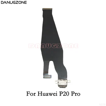 10VNT/Daug Huawei P20 / P20 PRO P20PRO USB Įkrovimo Lizdas Dokas Lizdo Prijunkite Įkrovimo lizdas Jungtis, Flex Kabelis