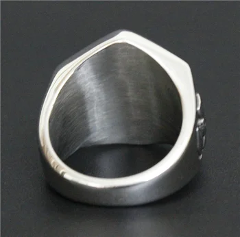 2016 Populiarus Skaičius 7 Žiedas 316L Nerūdijančio Plieno Aukščiausios Kokybės, Mados, Naujo Dizaino Lucky 7 Dviratininkas Žiedas