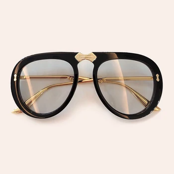 2019 Ovalo formos Akiniai nuo saulės Moterims, Prabangos Prekės ženklo Dizaineris Vintage Veidrodis, Sulankstomas Saulės akiniai Moterims Atspalvių Gafas de sol uv400