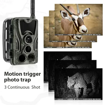 3G Celular MMS Takas Kameros 20MP 1080P 0.3 S Medžioklės Kameros, Naktinio Matymo Infraraudonųjų spindulių Lauko Belaidžio Laukinių gyvūnų Priežiūra