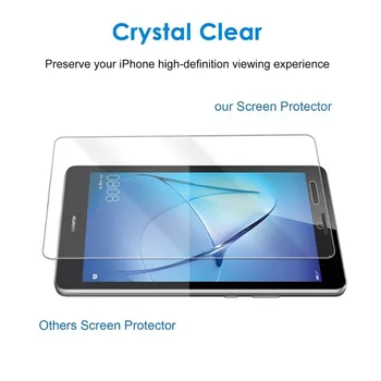 3Pcs Aišku, PET Ekrano apsaugos Huawei MediaPad T3 10 MAA-L09 L03 W09 9.6 colių Tablet Nulio Įrodymas, Sprogimų LCD Filmas