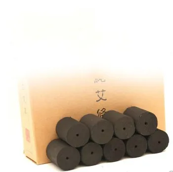 54pcs carbonized juoda moxibustion juostelėmis nerūkomojo grynas moxa tradicinės Kinų medicina moxibustion šildymo masažas moxibusti