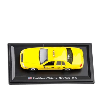 Aukštos kokybės 1:43 Ford Crown Victoria Žemaičių 1992 lydinio modelis,modeliavimas taksi modelį,surinkimo ir dovanų dekoravimui,nemokamas pristatymas