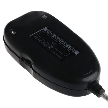 Elektrinė Gitara Sąsaja USB Garso Link Kabelis Skirtas MAC/PC MP3 Įrašymo XP