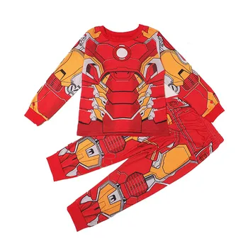 Herojai nauji kūdikių drabužiai tiktų Modalinio ir medvilnės kvėpuojantis vaikas berniukas tracksuit Superhero Movie pižama Geležinis Žmogus-Voras Milžinišką rinkiniai