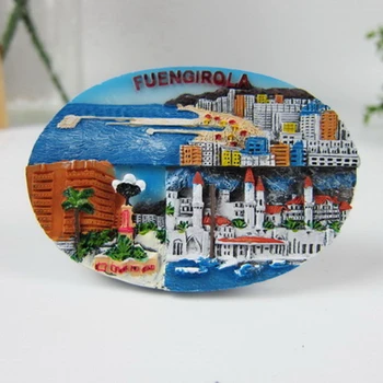 Ispanijoje, Fuengirola Turizmo Suvenyras, Šaldytuvo Magnetų Rankų darbo, Kūrybos 3D Dervos Šaldytuvas Magnetiniai Lipdukai Namų Dekoro Apdaila