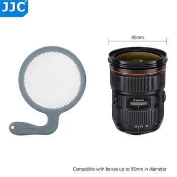 JJC 95mm Rankiniai Baltos spalvos Balanso Filtras Canon Nikon Sony, Olympus, Fuji Panasonic VEIDRODINIAI SLR Veidrodžio Kameros Lęšis Raudona Kortelė
