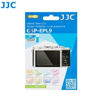 JJC Ultra-plonas 95% Šviesos Pralaidumas 9H Kietumo Indeksas 0,3 mm Optinio Stiklo Camera LCD Screen Protector for Olympus PEN E-PL9