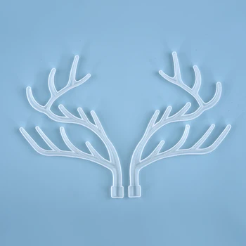 Kalėdų Papuošalai Display Rack Silikono Formos Big Tika Medžio Šaką Formos 