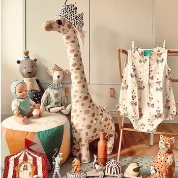 Kawaii Žirafa, Pliušiniai Žaislai, Minkšti Animacinių Filmų Žirafa Įdaryti Lėlės Mielas Gyvūnų Stumti Lėlės Kalėdų, Naujųjų Metų Dovanos Vaikams
