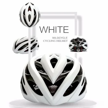 KINGBIKE Dviračio Šalmas baltas Ultralight In-mold Dviračių Šalmas Su Snapeliu Kvėpuojantis MTB dviračių Sporto kasko ciclismo šalmai