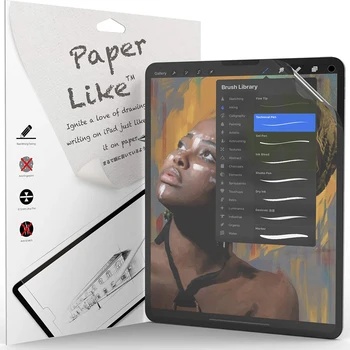 Knyga Kaip Screen Protector, Matinė Plėvelė PET Tapybos Rašyti iPad 2018 9.7 Oro 2 3 4 10.5 2020 M Pro 11 10.2 7th Gen Mini 4 5
