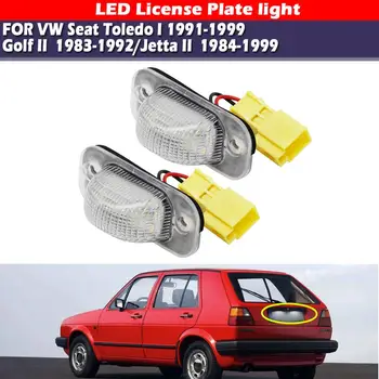 LED Licencijos Numerį Lempos šviesos VW Golf II 1983-1992,už Jetta II 1984-1991,Už Seat Toledo I 1991-1999