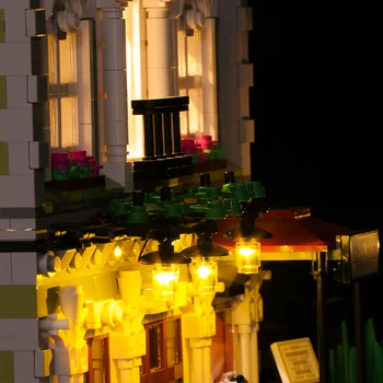 Led Šviesos Suderinamas su Lego 10243 Blokai Miesto Gatvės 15010 Kūrėjas Paryžiaus Restorane Žaislai (šviesos su Baterija langelį)
