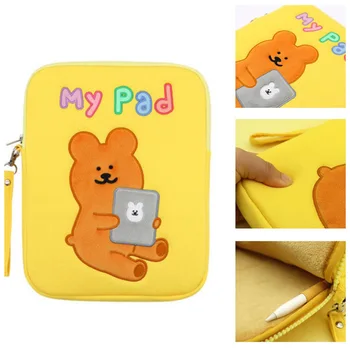 Mados mergaičių Animacinių mielas apple ipad air3 10.5 pro11 inchair1/2/4 9.7 10.2 Tablečių Dėklas Atveju 13inch laptop sleeve Case bag