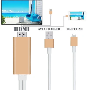 MEUYAG SKIRIASI 8-pin HDMI HDTV kabelinė TELEVIZIJA, digital AV adapterį USB HDMI 1080P keitiklio kabelį, mobiliųjų telefonų ir planšetinių kompiuterių