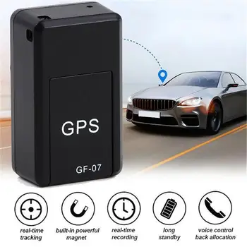 Mini GPS Magnetinio Tracker Automobilių GPS Locator Real-time Tracker Anti-Lost Įrašymo Sekimo Įrenginio Valdymas Balsu Galima Įrašyti