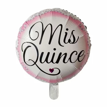 Mis Svarainių mano Penkiolika 15 metų gimtadienio balionai skaičius 15 balionu, ispanijos Mergina rožinė su gimtadieniu laišką balionu