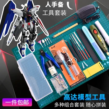 Modelis, Statybos Įrankiai Gundam Įrankiai Karinės Hobis Modelis Šlifavimo, Pjovimo Poliravimo Įrankiai Rinkinys 