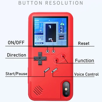 Naujas Silikoninis Gameboy Telefoną Atveju Huawei Mate 20 Pro Nova 3 P20 30 Pro Spalvotas Ekranas Klasikinis Žaidimas Tetris Konsolės Padengti