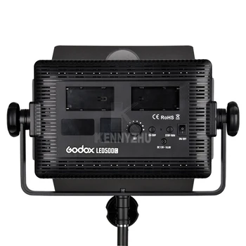 Nemokamai DHL Godox LED500C 500 LED Lemputė Skydelyje 3300-5600K Bi-color, Vaizdo, Šviesos, Apšvietimo LED500W + Belaidis Nuotolinio + Maitinimo Adapteris