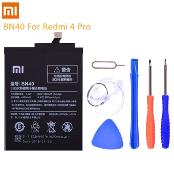 Originalus Baterijos Xiaomi BM47 BN30 BN34 BN44 BN40 Redmi 3 4 Pro 3S 3X 4X 4A 5A 5 Plius Pakeitimas Mobiliojo Telefono Li-ion Baterija