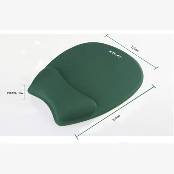 Pelės kilimėliai 3D Su Riešo Poilsio Paramos Pelės Padas Silikoninis Gelis Vertus PU Anti-slip Vertus Pagalvę Atminties Medvilnės Gaming Mouse Pad Mat