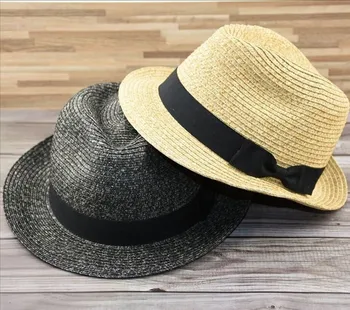Plus size panamos skrybėlė mažo dydžio suaugusiųjų šiaudų saulės, skrybėlės moterims ir vyras fedora skrybėlę Dangtelį nuo 54cm iki 62cm 4 Dydžiai S M L XL