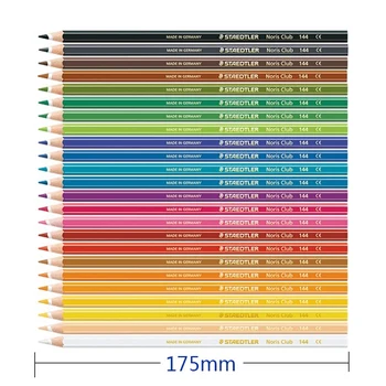STAEDTLER 144 NC 24 spalvų aliejus spalvų pieštukų Spalvos švino nustatyti Pieštukų drožtukas didmeninės