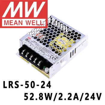 Tai Gerai, LRS-50-24 meanwell 24VDC/2.2/52W Vieno Išėjimo impulsinis Maitinimo šaltinis internetinėje parduotuvėje