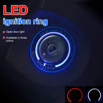 Uždegimo Mygtuką Perjungti Žiedas Padengti Ford Focus 2 Židinio 3 Kuga Mondeo Šviesos Raktų Žiedas Apdailos Lipdukai 
