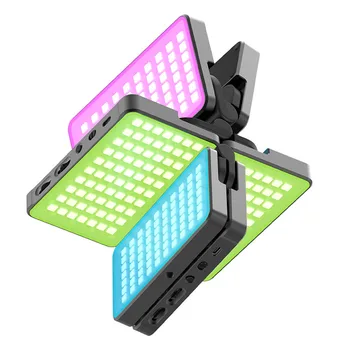 VIJIM R316 Sulankstomas RGB LED Vaizdo Šviesos 2600K-12000K 20W 2960 LUX DSLR Užpildyti Šviesos Su OLED Ekranas Fotografijos Studijoje Šviesos
