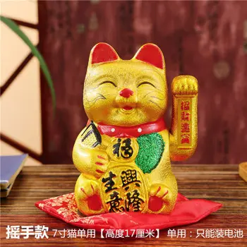 Zodiako amatų dirbiniai, Keramika, auksas elektros katė ranka purtyti produktų, Gyvūnų Gerovės pasisekė Piggy bank bstatue namų vestuvių